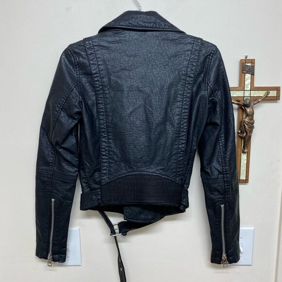 American Eagle Leather Biker Jacket - Picture 2 of 4